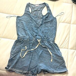 Chambray Romper